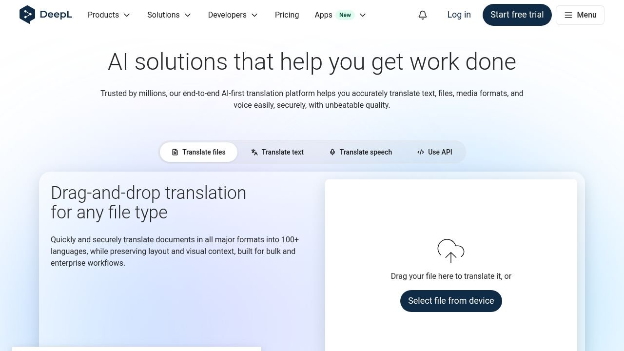 DeepL Produktvorschau 1