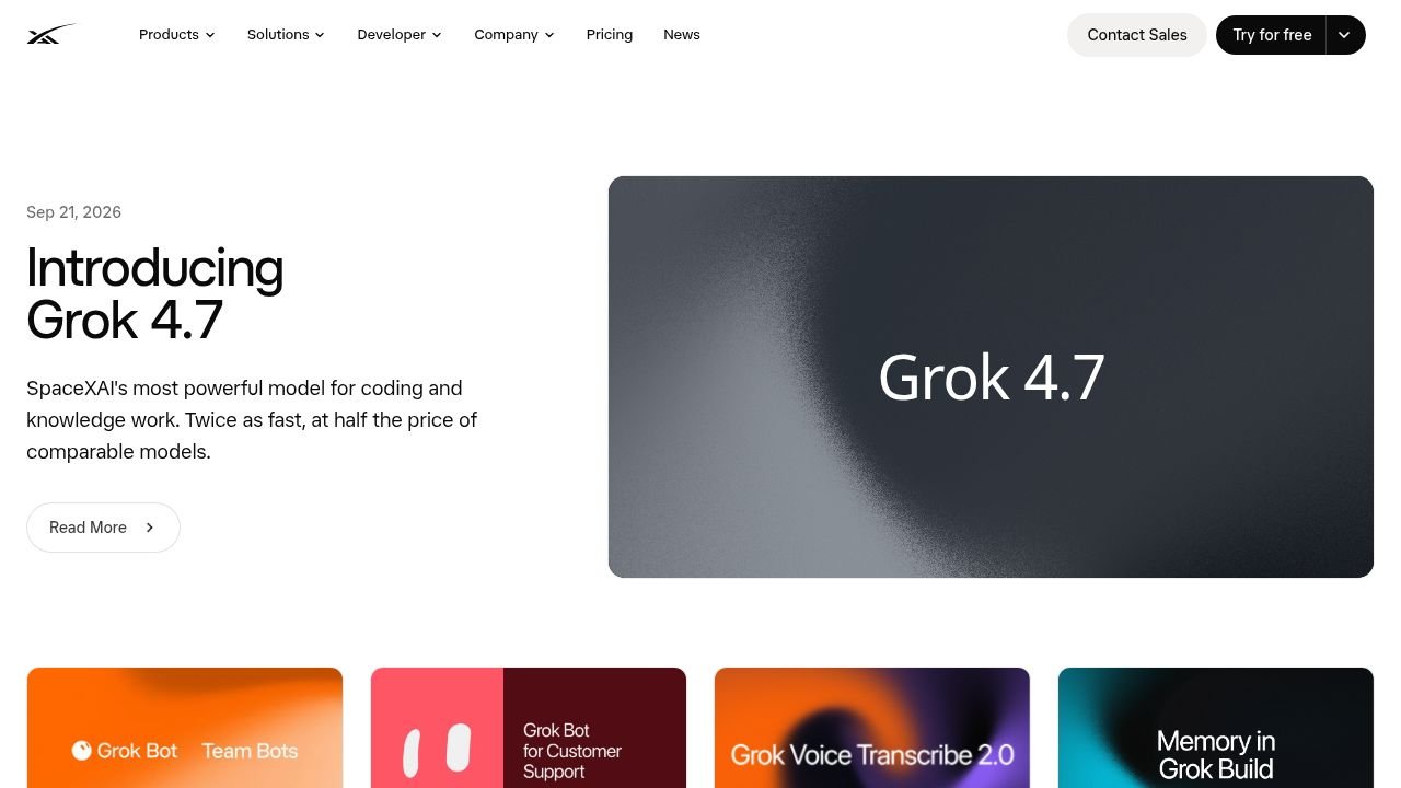 Grok Produktvorschau 2