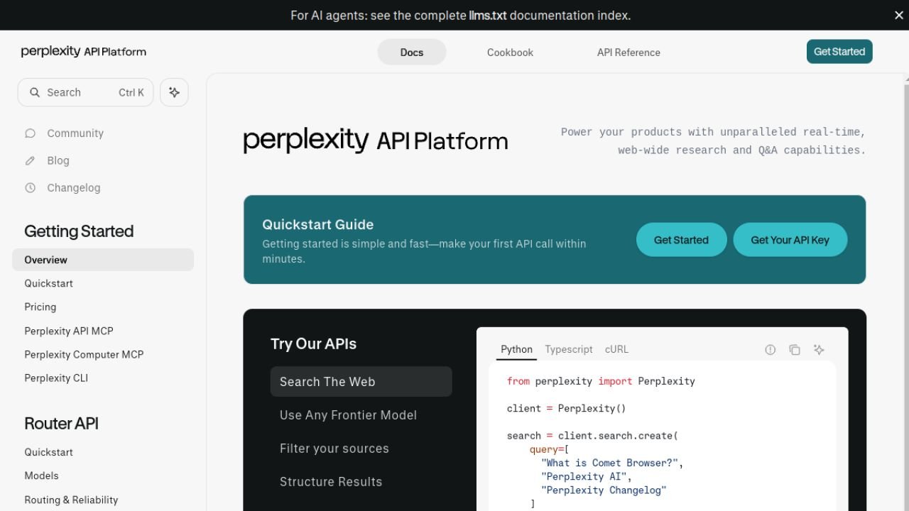 Perplexity Produktvorschau 3
