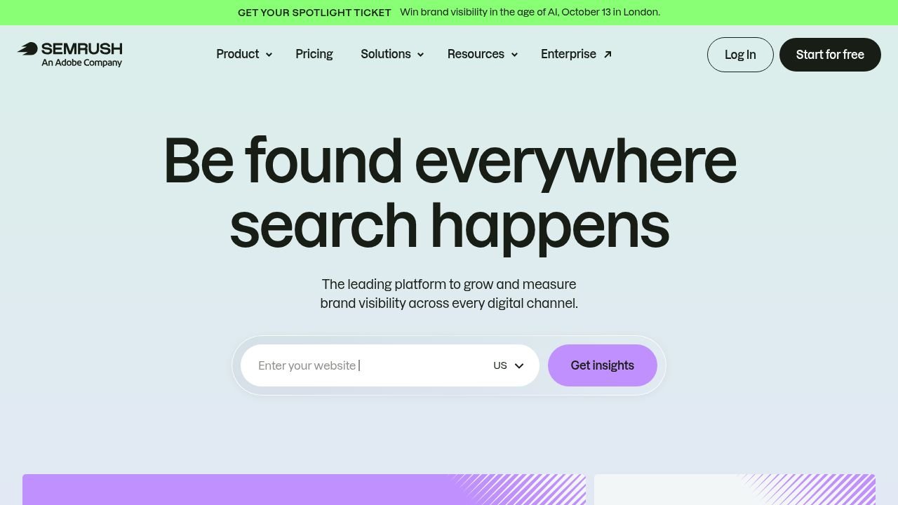 Semrush Produktvorschau 1